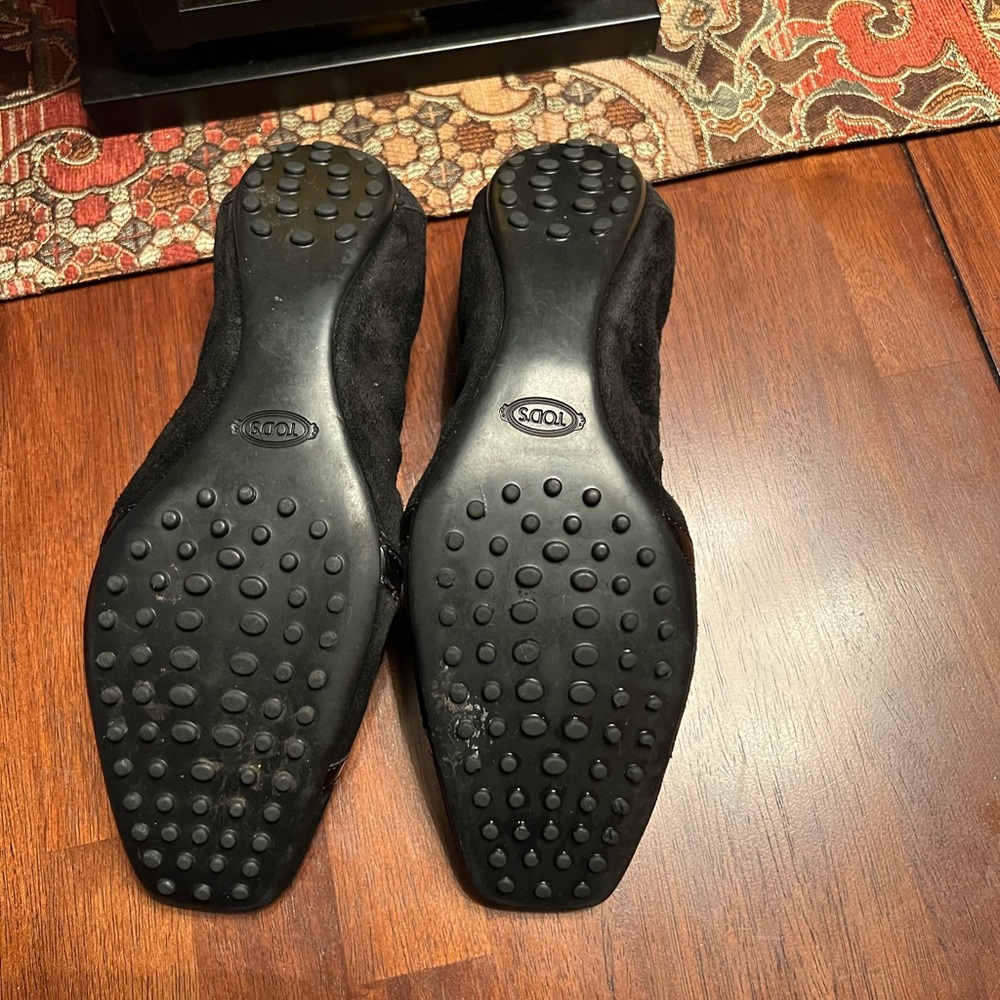 TOD’S Degas Suede Ballet Flatties size 10 - Picture 5 of 8